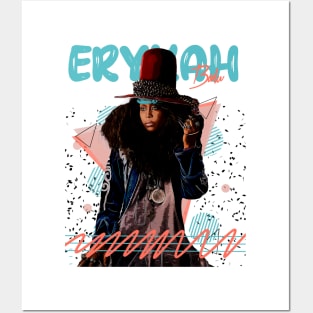 Retro Vintage Erykah Badu Fan ART Design Posters and Art